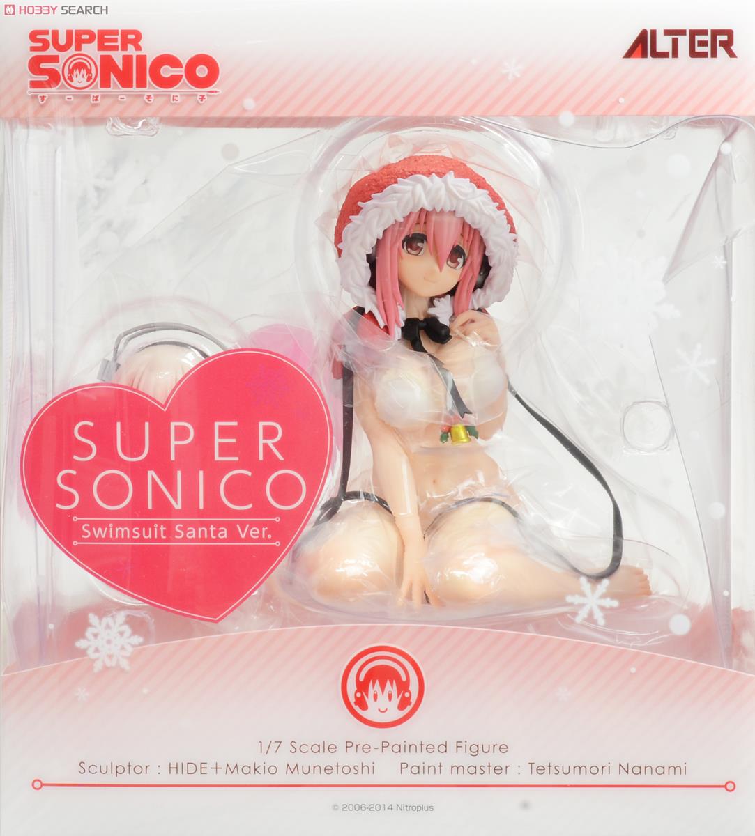 SoniComi (Super Sonico) Complete Figure 1/7 - Santa, Swimsuit ver. / SoniAni аниме фигурка